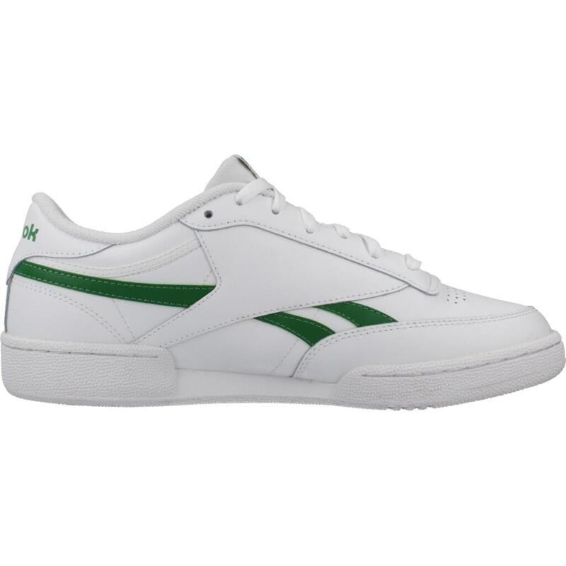 Pantofi Reebok Club C Revenge din piele alb-verde