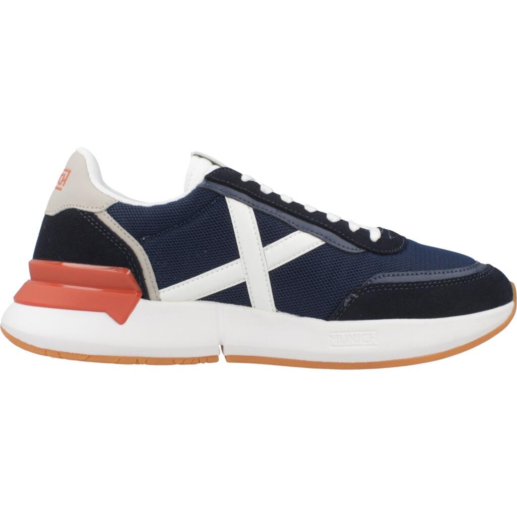 MUNICH VERSUS 116 Sneakers Sportive Blu Marino e Arancione 4/5