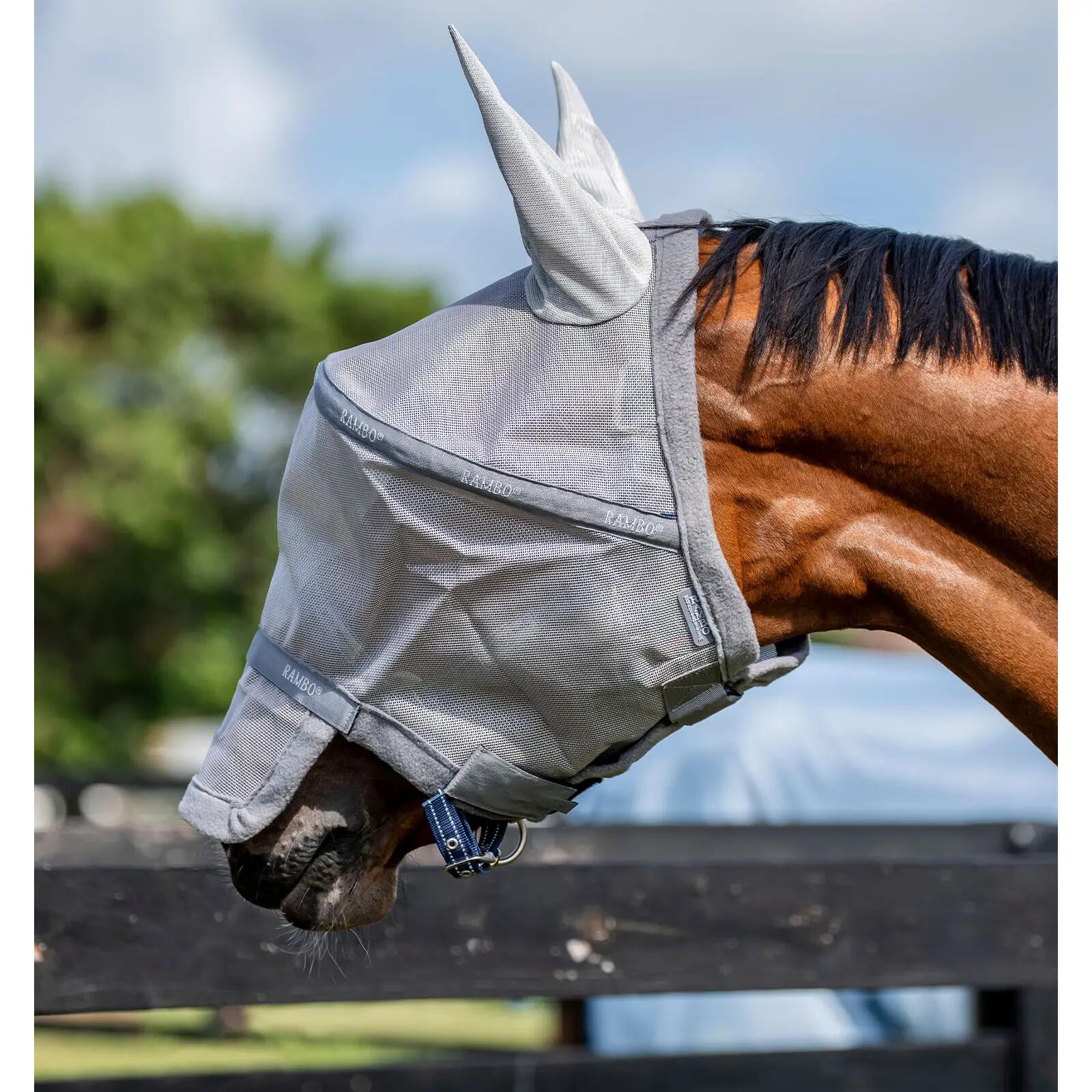 Máscara anti-voo para cavalos Horseware Rambo 3/3