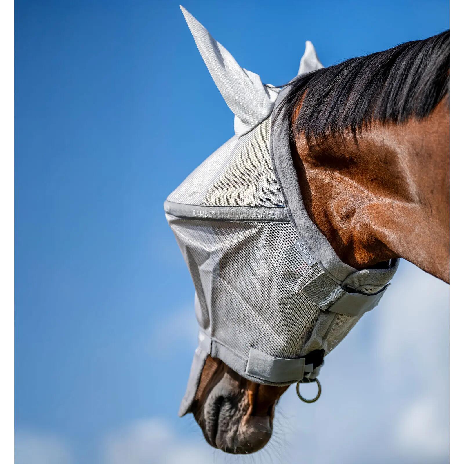 Máscara anti-voo para cavalos Horseware Rambo 2/3