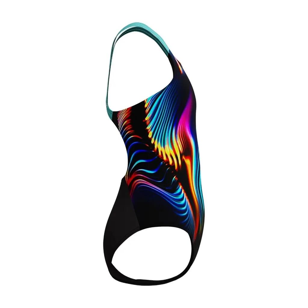 Fato de banho de menina de 1 peça Speedo Digital Placement Splashback 5/7