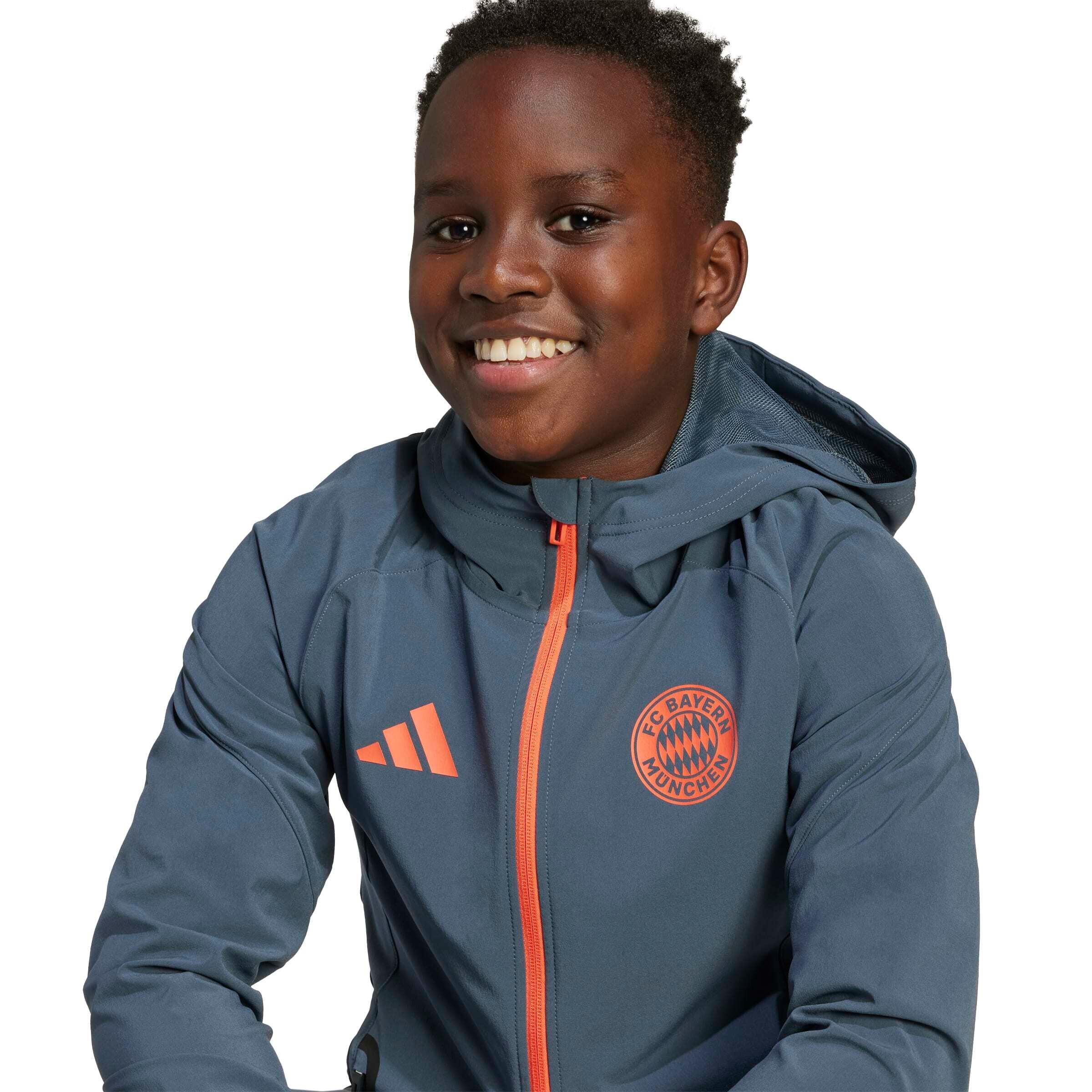 FC Bayern München Tiro 25 Competition Vis Tech Kids Travel Jacke 7/7
