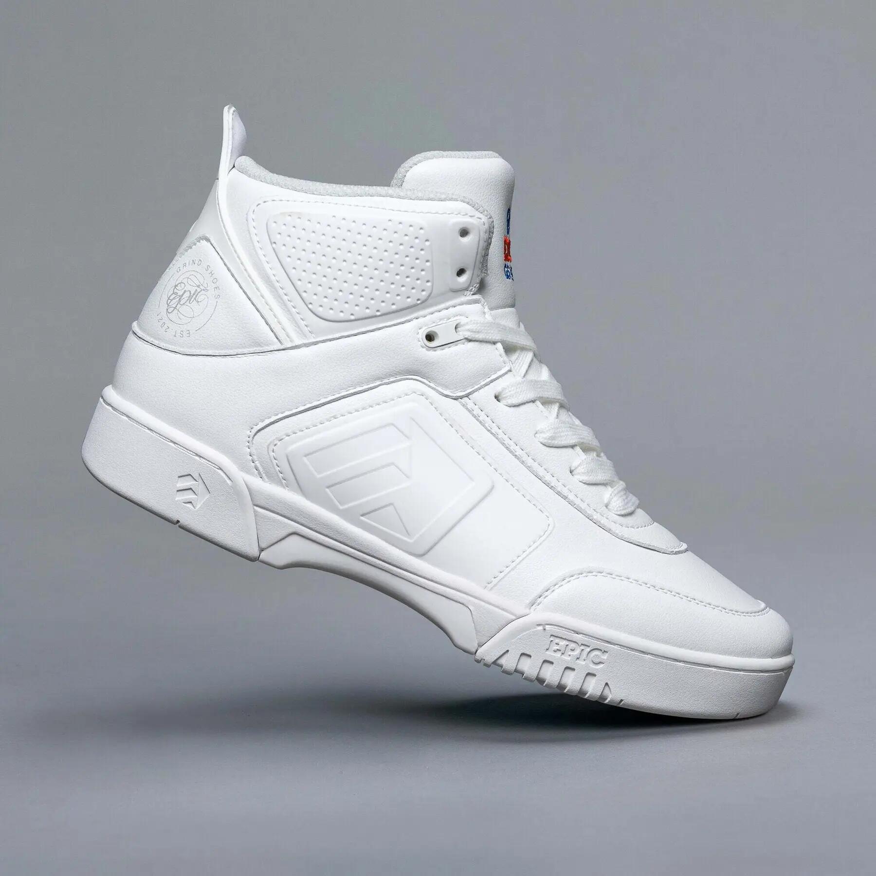 Scarpe skateboard Epic Brands Clean White 1/5