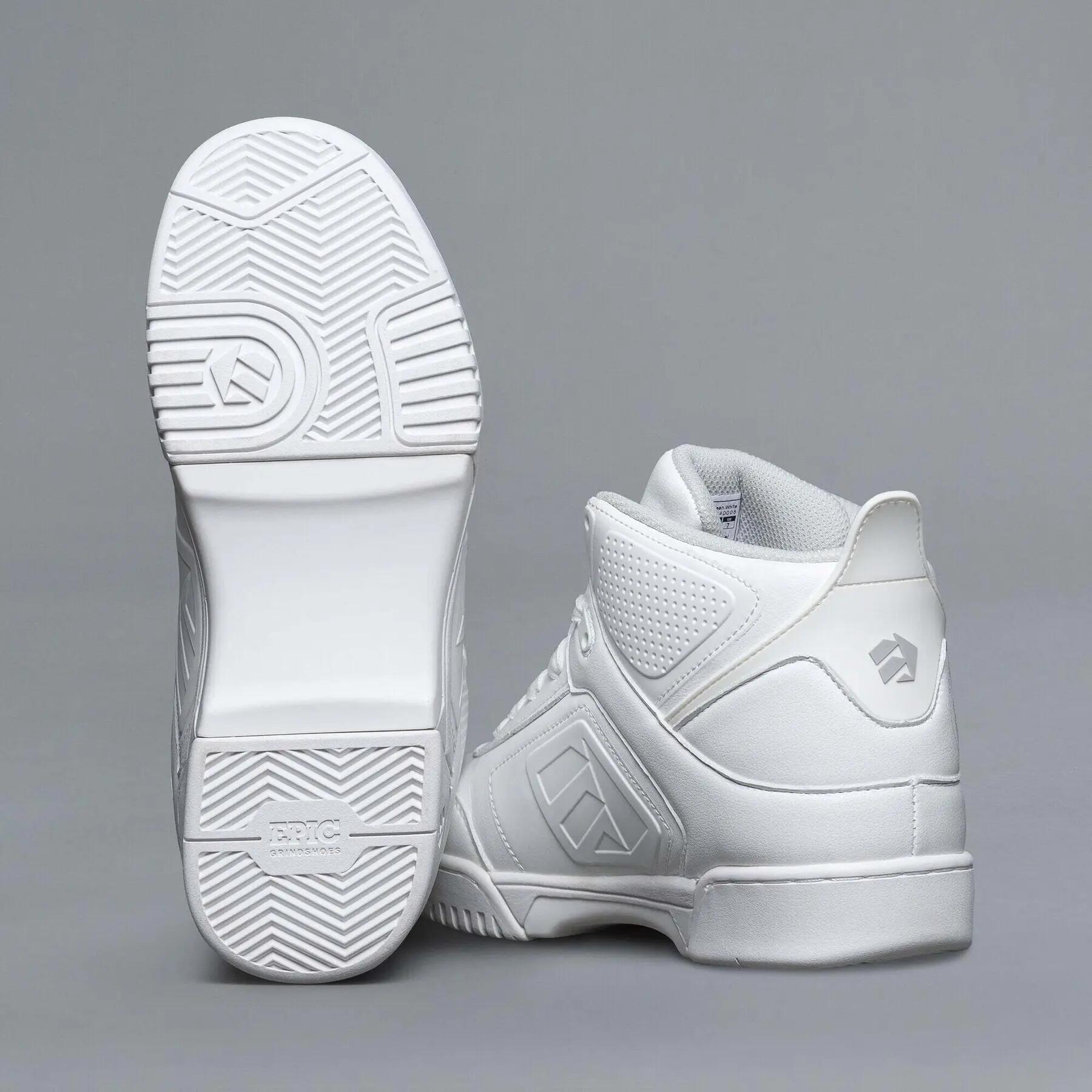 Scarpe skateboard Epic Brands Clean White 4/5