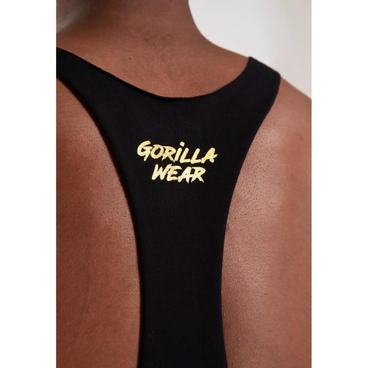 Melrose Stringer-Tanktop - Schwarz/Gold 7/7