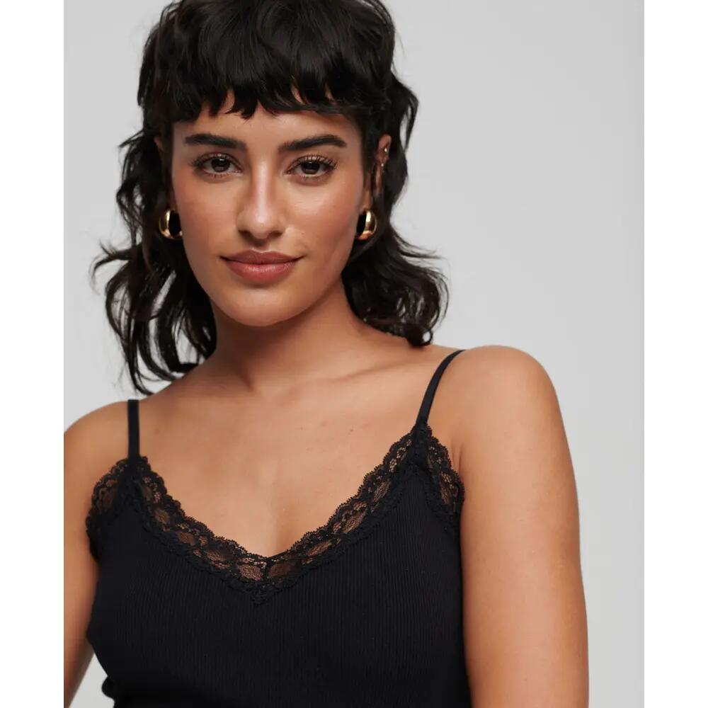 Débardeur Noir Femme Superdry Vintage 3/3