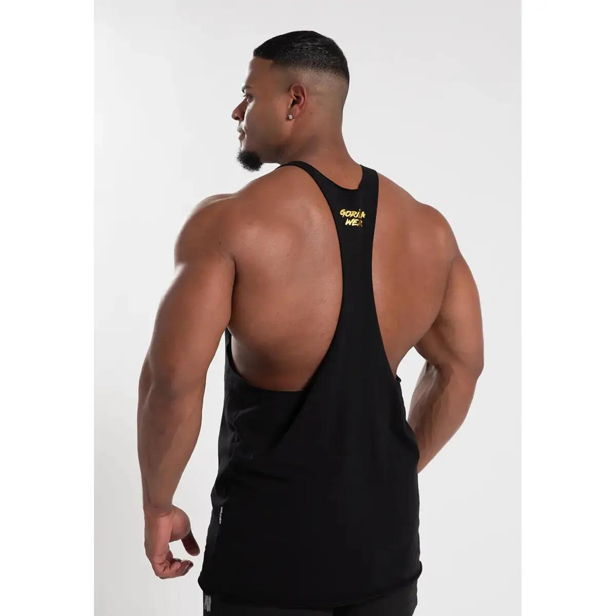 Melrose Stringer-Tanktop - Schwarz/Gold 5/7