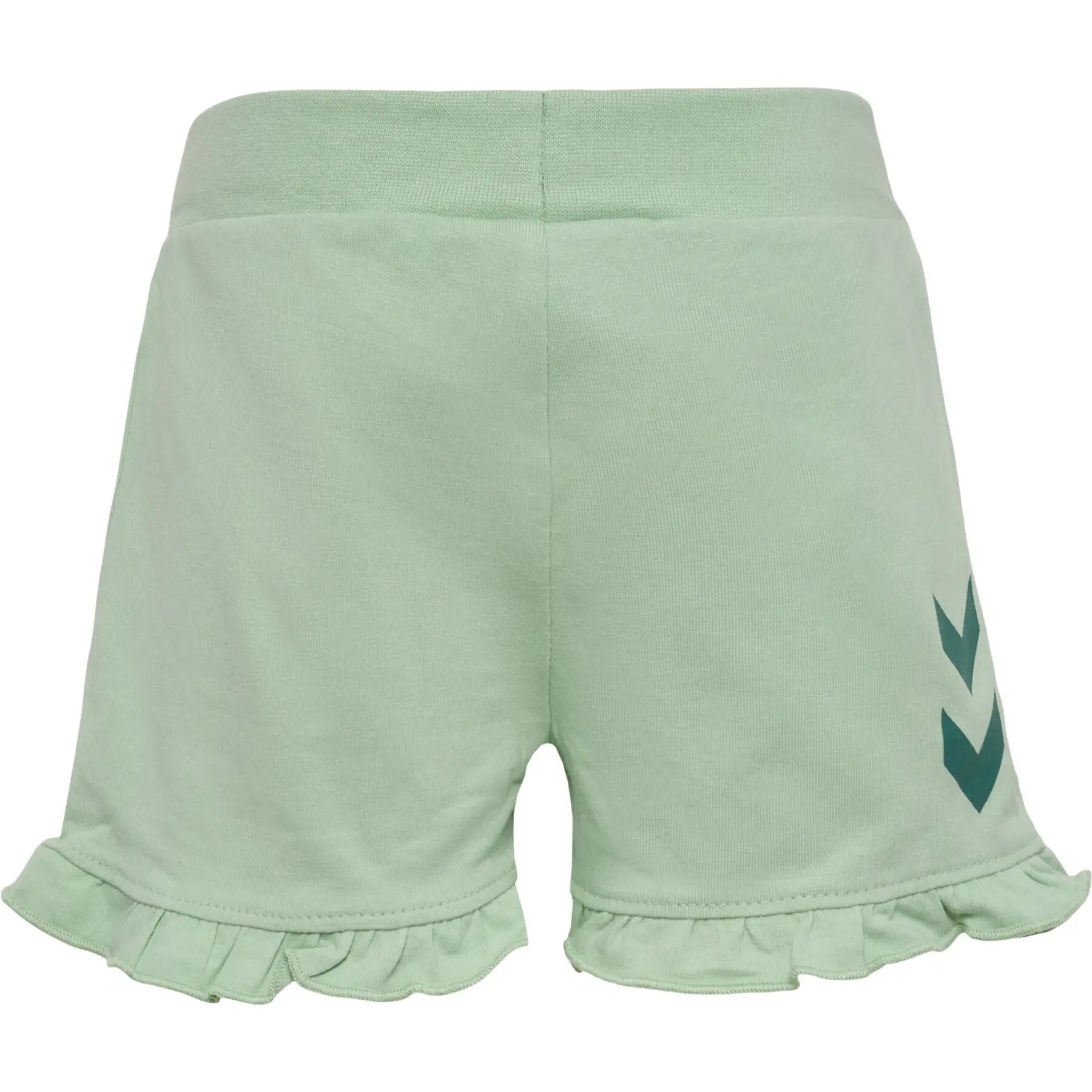 Short bébé fille Hummel Talya Ruffle 3/4