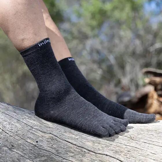 Socken Injinji Liner Crew Wool 3/4