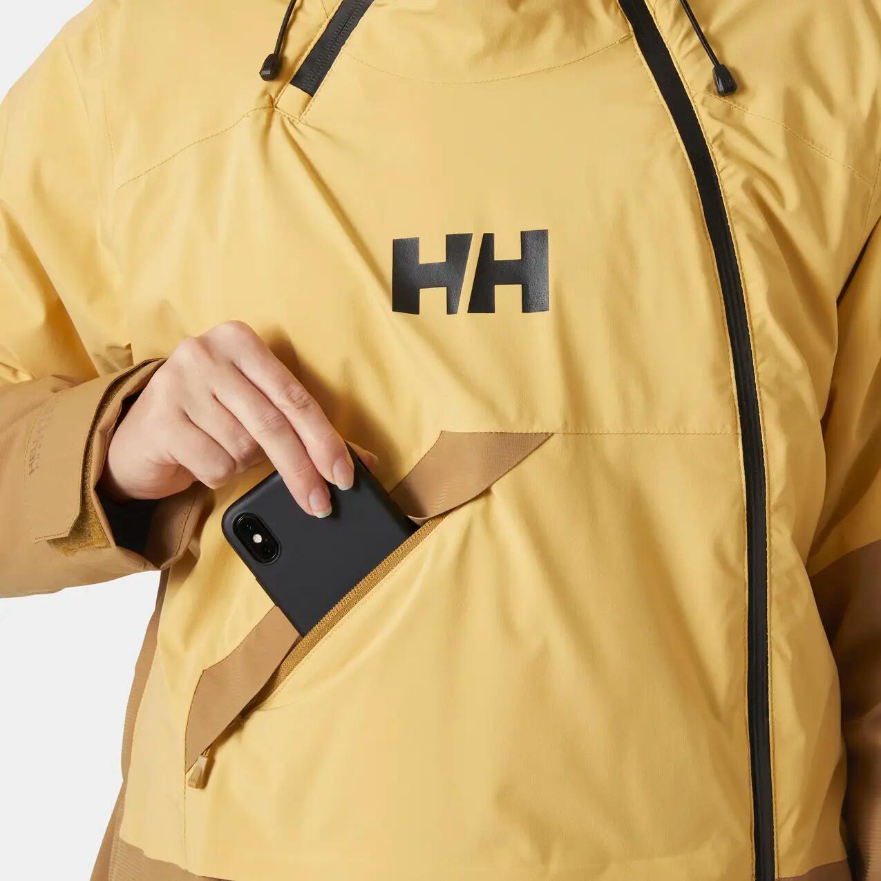 Dames ski-jack met capuchon Helly Hansen Powchaser Asym 6/6