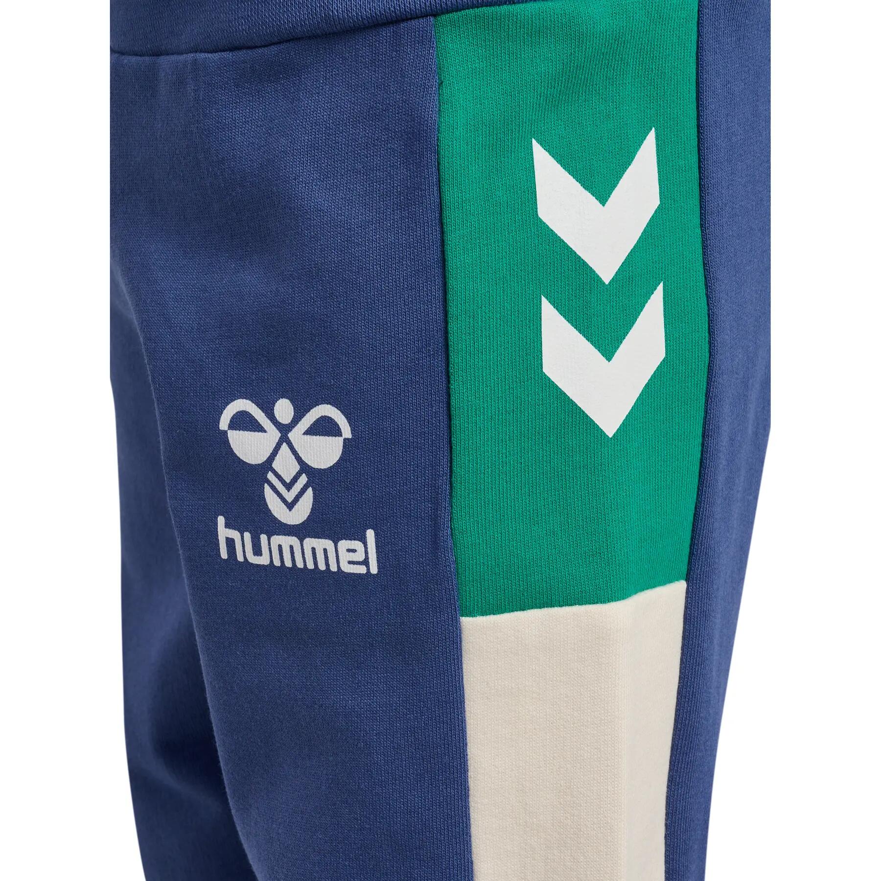 Calças de jogging ajustáveis para menino bebé Hummel Skylan 4/4