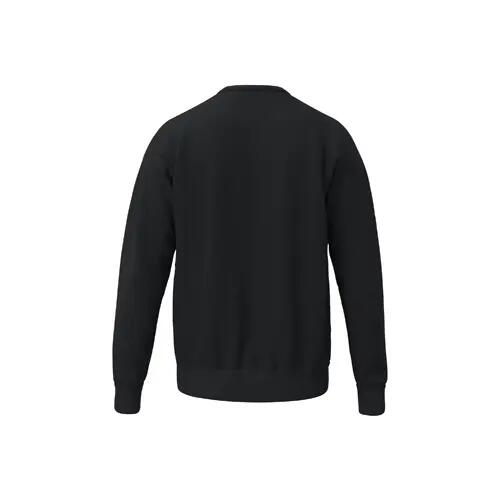 Hanorac 565 negru cu glugă, croială relaxed unisex