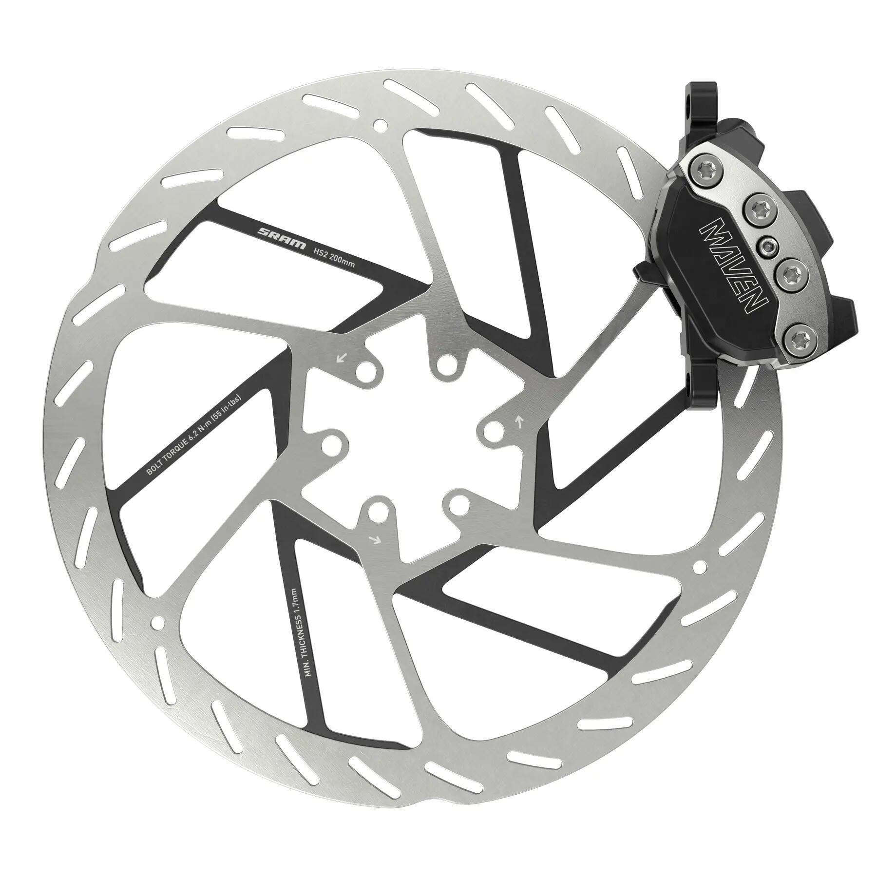 Hamulce tarczowe hydrauliczne SRAM Maven Ultimate Stealth arrière 2000 mm MMX al 6/7