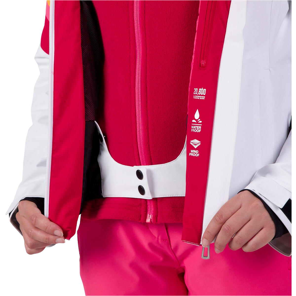 Dames ski jas Rossignol Strawpile 6/7