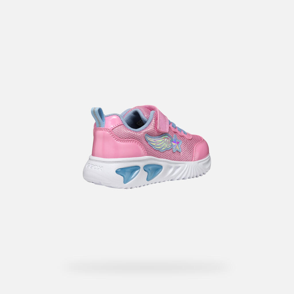 Baskets Fille ASSISTER GIRL Rose/Bleu Ciel Clair 7/7