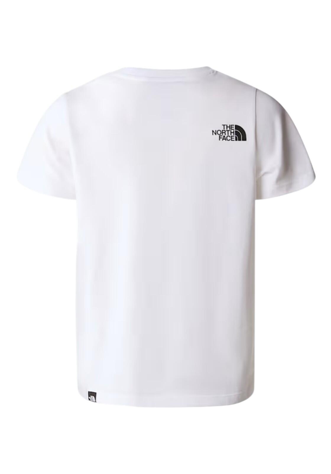 T-Shirt Simple Dome da ragazzi NF0A87T4FN4 3/4