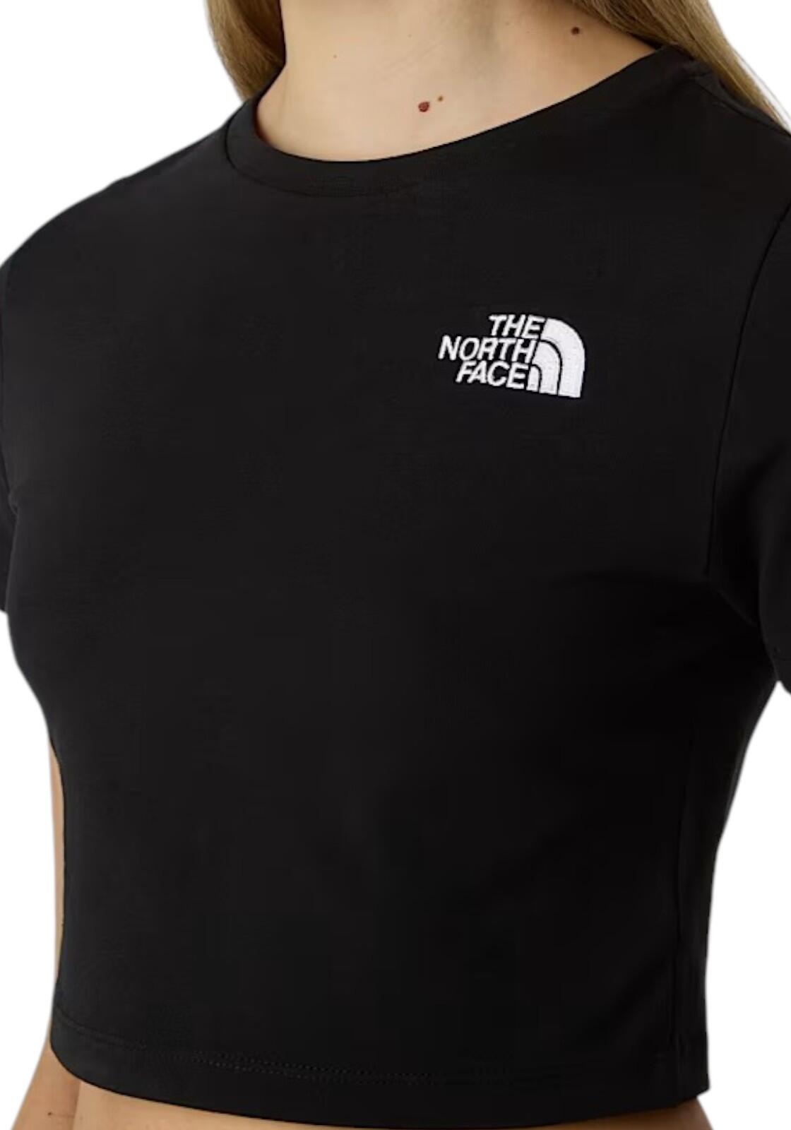 The north face - Camiseta preta NF0A55AOJK3 5/5
