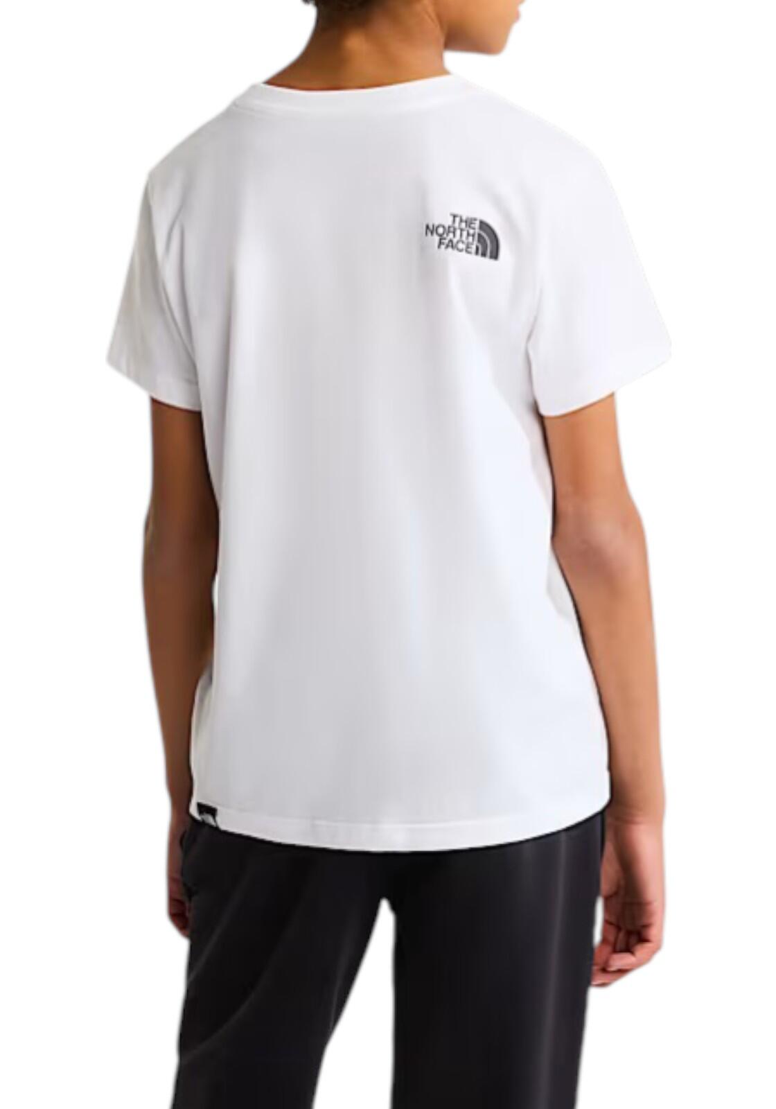 T-Shirt Simple Dome da ragazzi NF0A87T4FN4 4/4