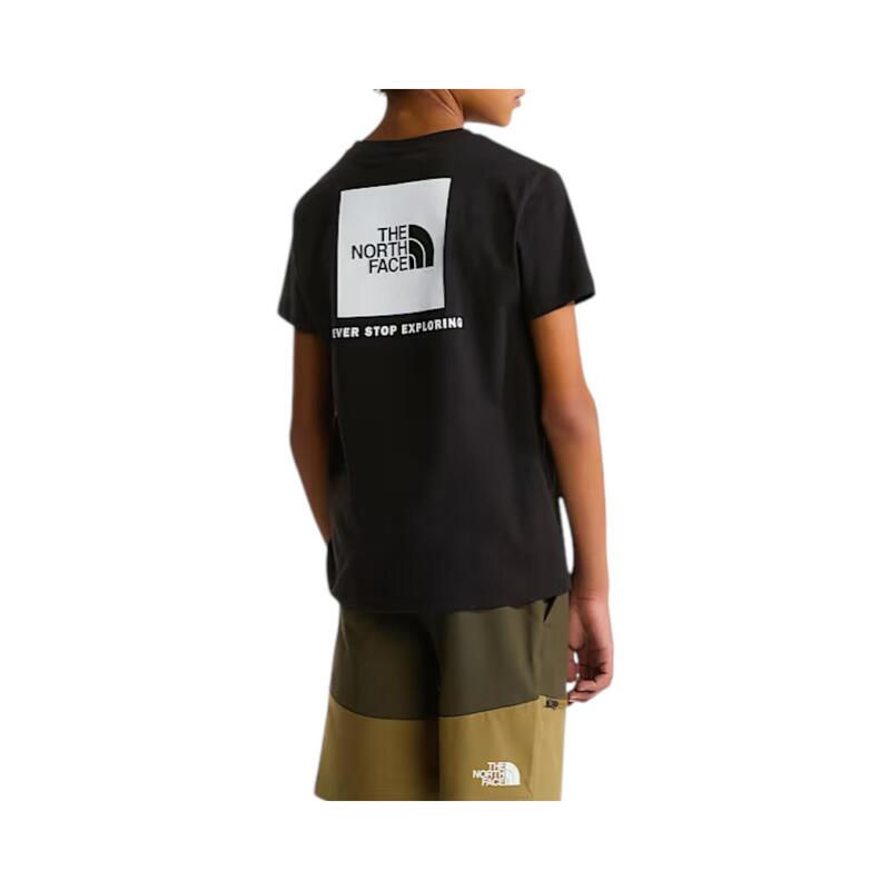 Tricou casual băieţi - confort din bumbac - negru.