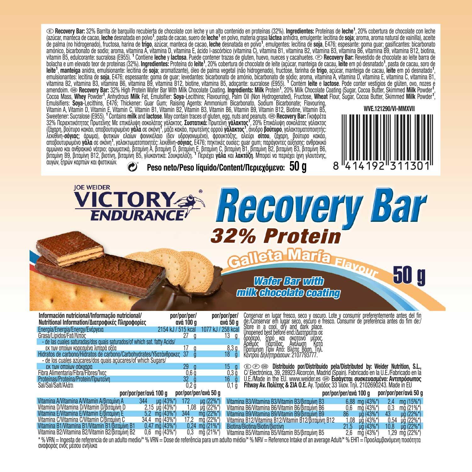 Recovery Bar, Biscuit, 12x50g 5/5