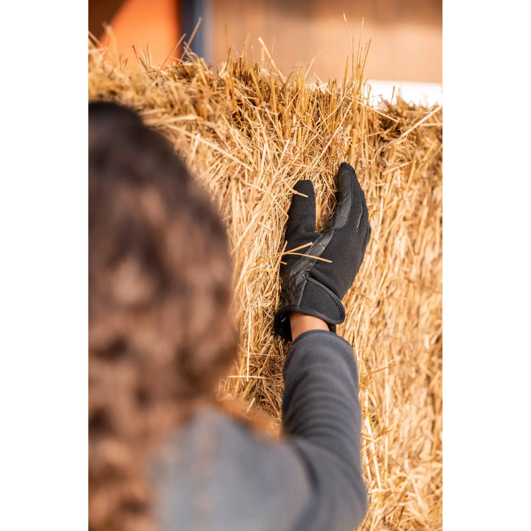 Gants d'équitation d'hiver fille Horze Ava 2/3