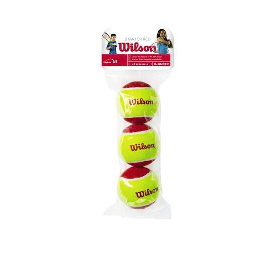 Lot de 3 balles de tennis Wilson Starter