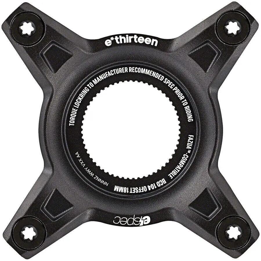 Aluminum tray E*Thirteen e*spec 104BCD Direct Mount Carrier spider Fazua Ride 60