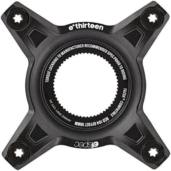 Aluminium bakje E*Thirteen e*spec 104BCD Direct Mount Carrier spider Fazua Ride