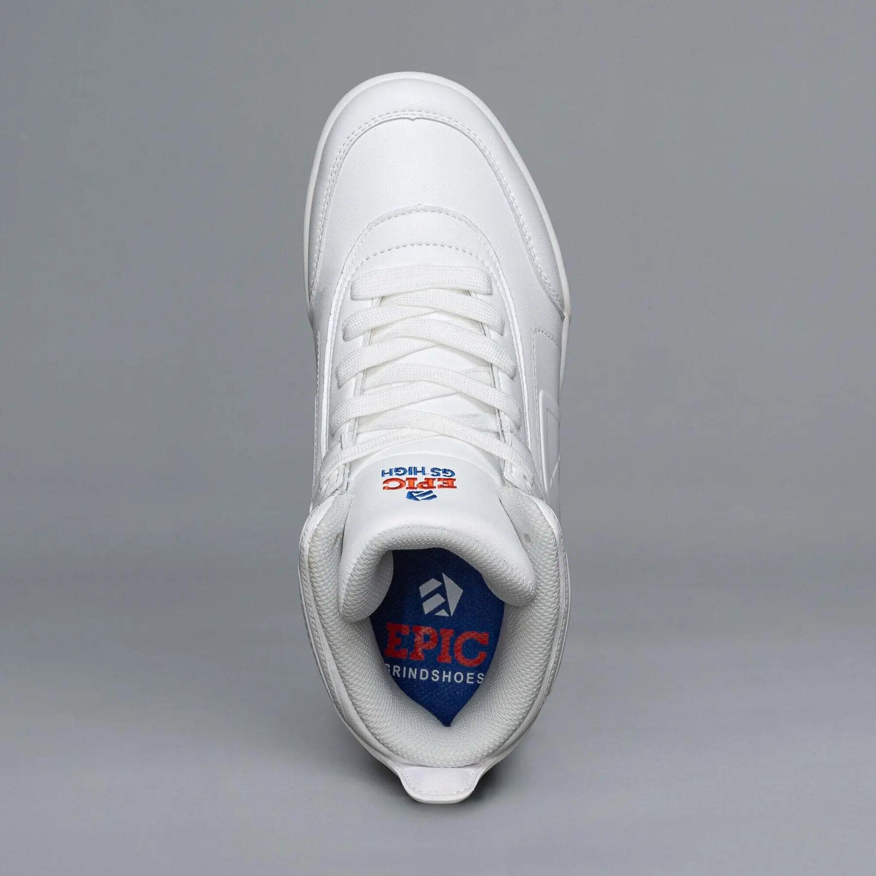 Scarpe skateboard Epic Brands Clean White 5/5