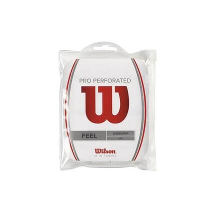 Lot de 12 surgrips de tennis Wilson Pro Perforated