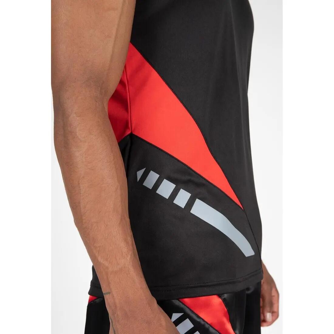 Hornell Camiseta de tirantes - Negro/Rojo 7/7