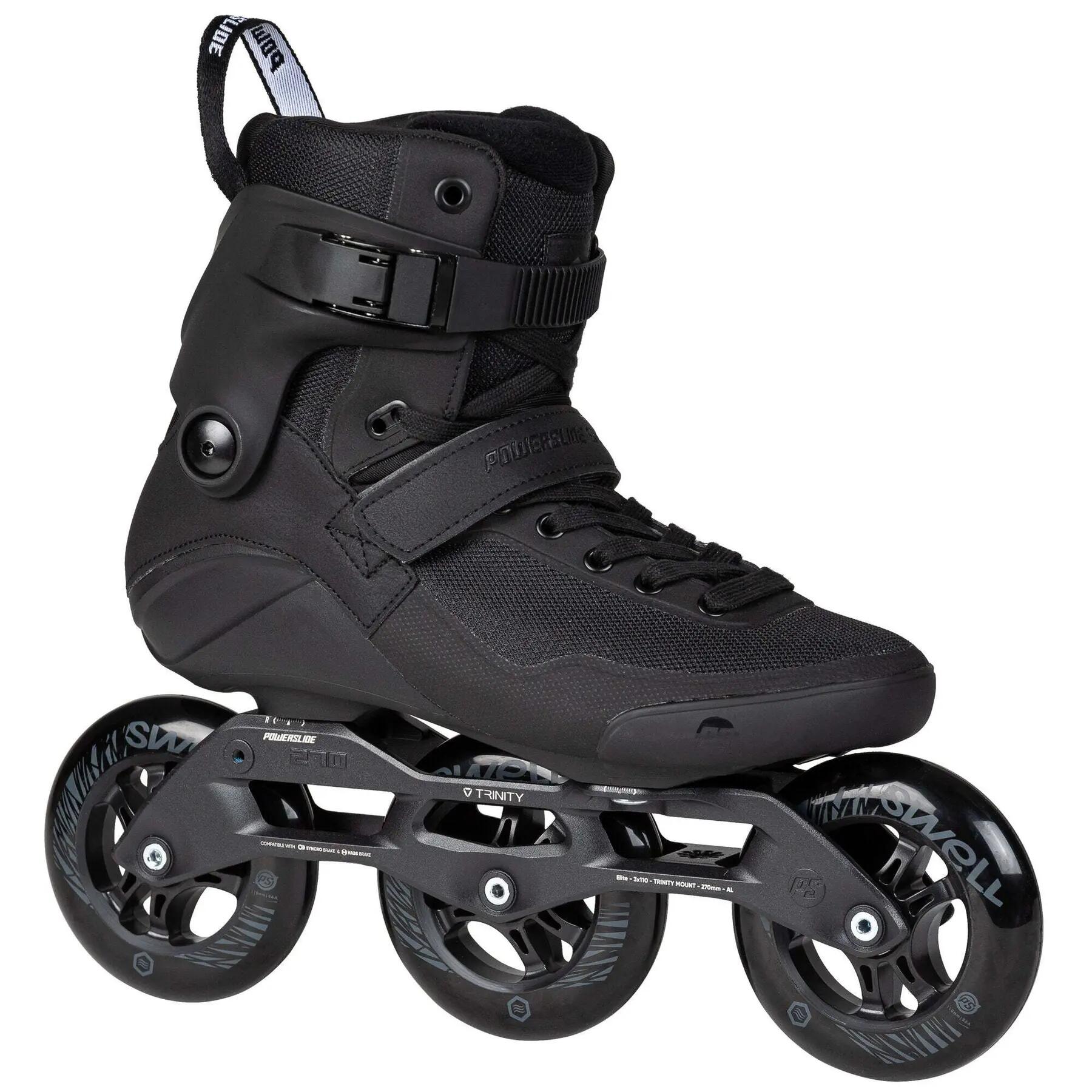 Freeskate Inlineskate Powerslide  Triple Black 110 3/7