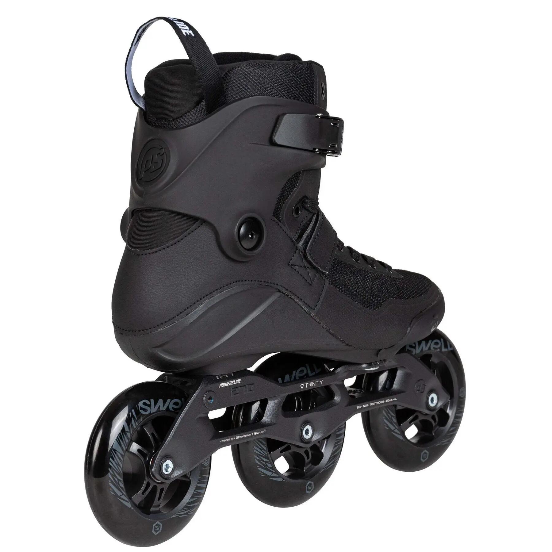Freeskate Inlineskate Powerslide  Triple Black 110 5/7