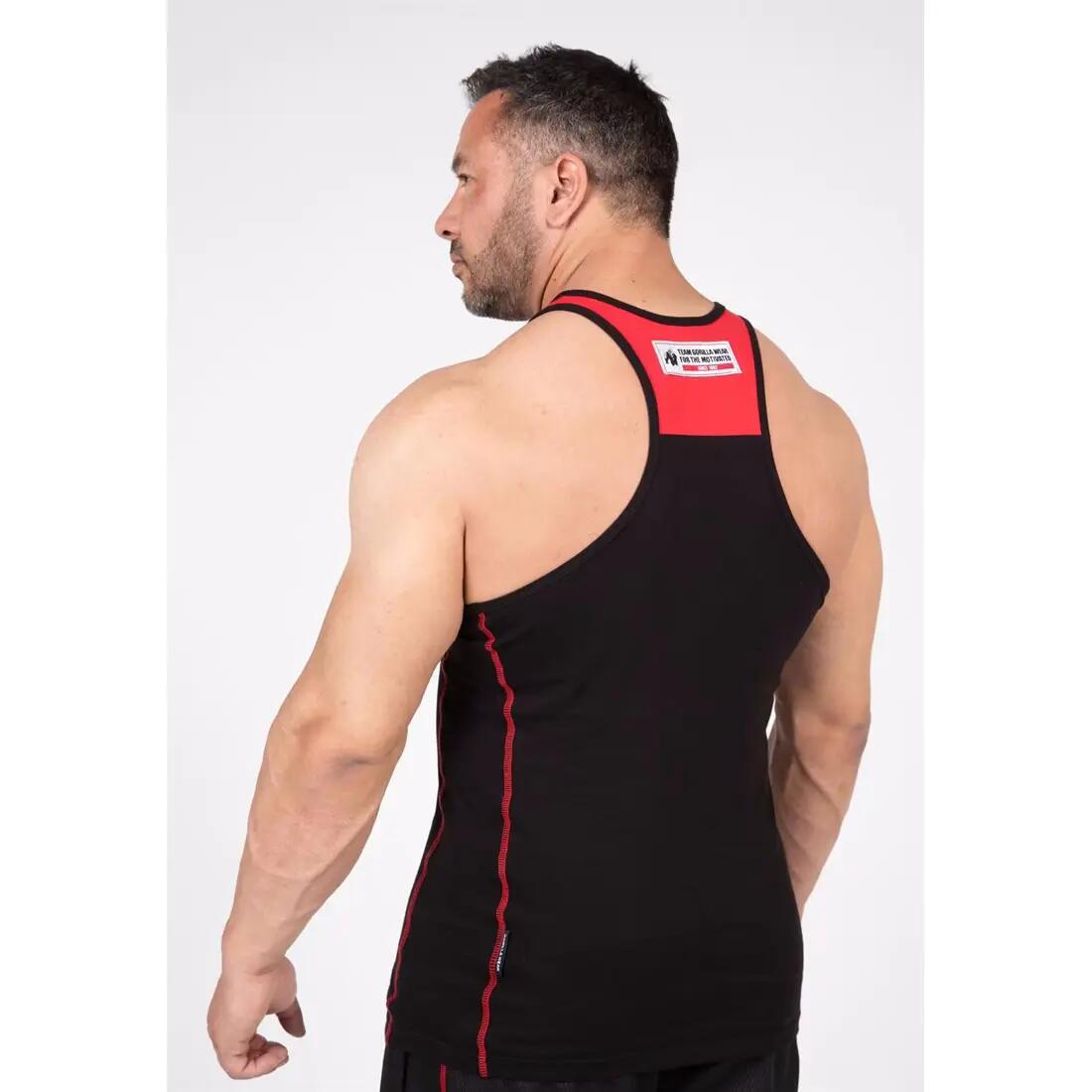 Wallace Tank-Top - Schwarz/Rot 5/5