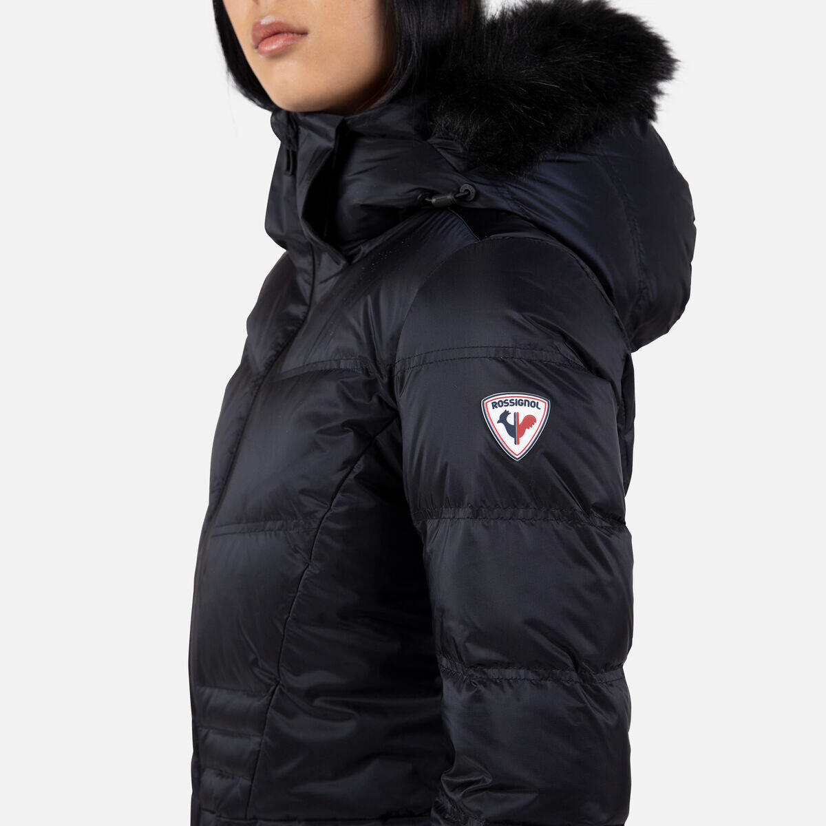 Daunenjacke mit Kapuze, Damen Rossignol Joseray 6/7