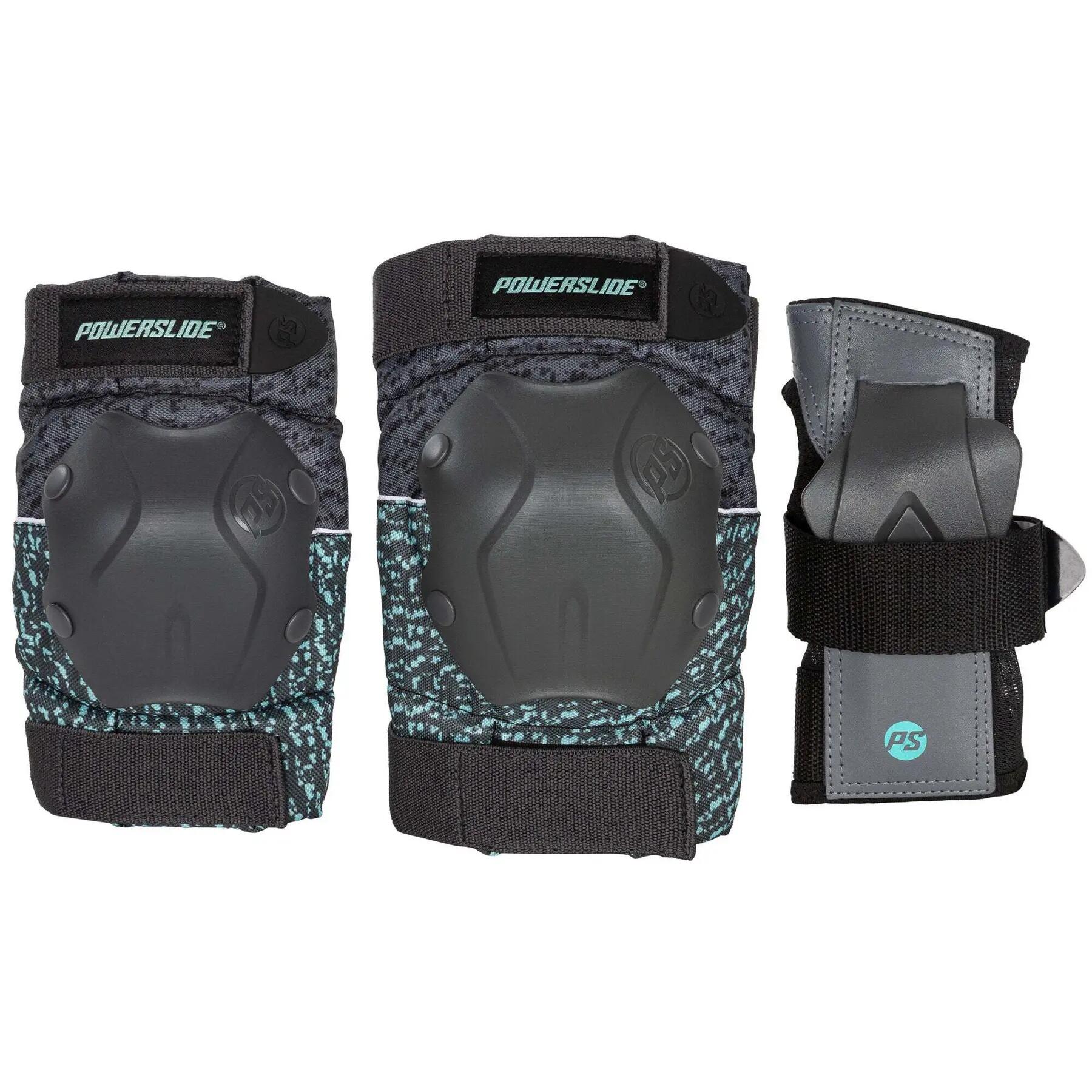 Ensemble genouillère standard femme Powerslide (x3) 3/4