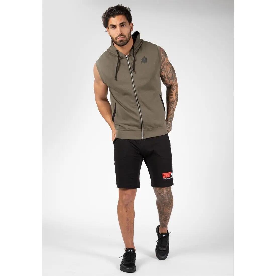 Hooded sweatshirt met rits Gorilla Wear Springfield 3/7