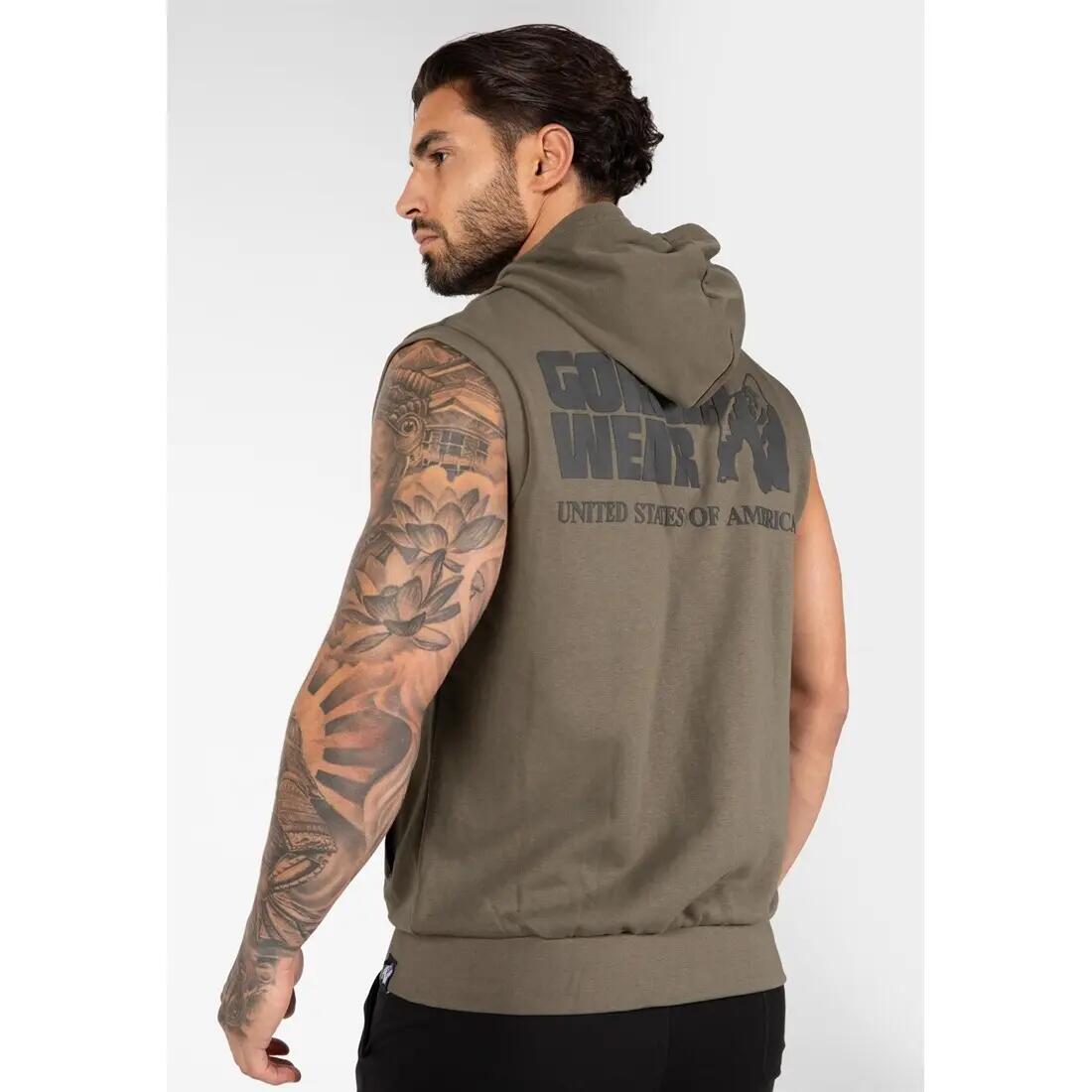 Hooded sweatshirt met rits Gorilla Wear Springfield 6/7