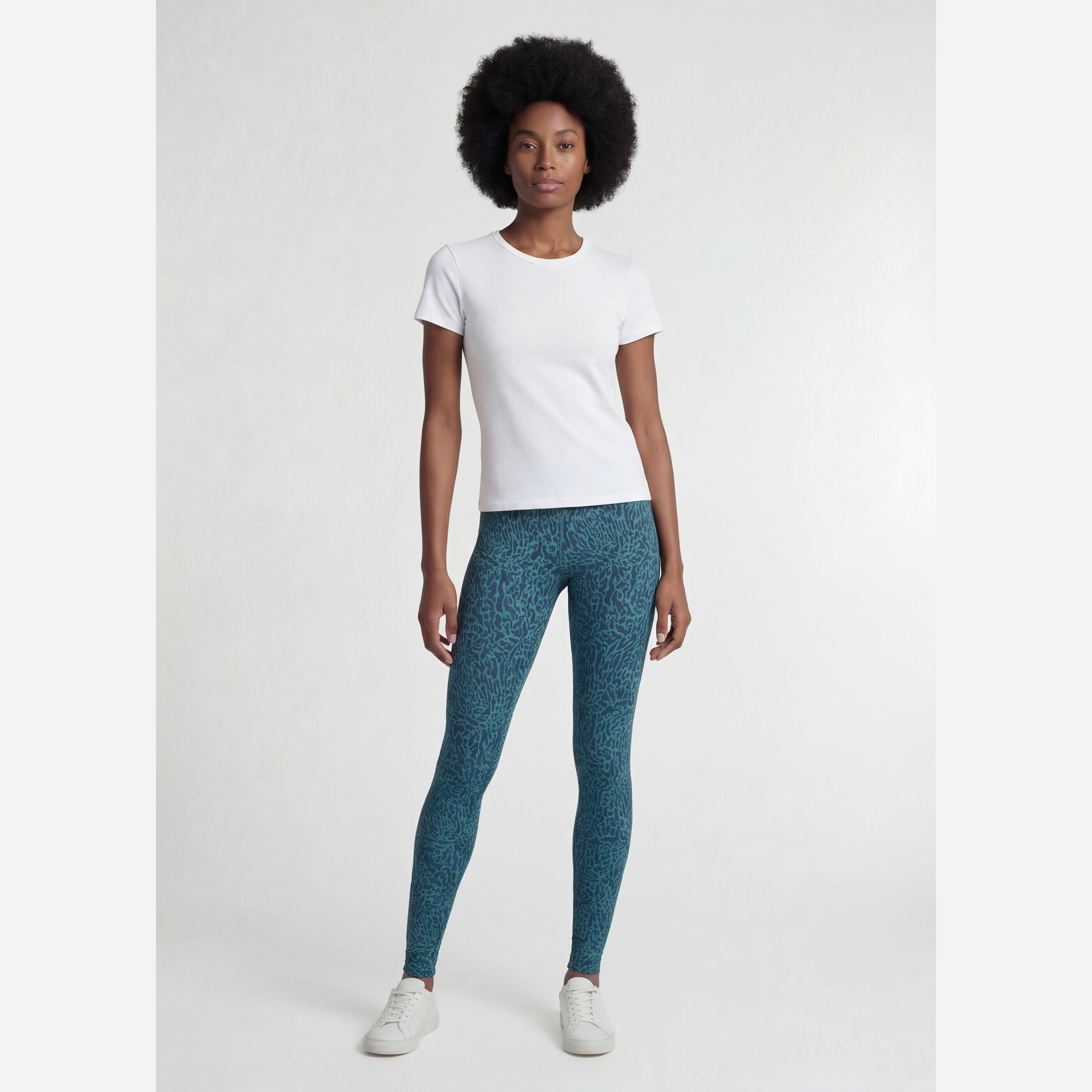 Legging Femme Seamless Scrunch Legging En Matière Élastique 4/5