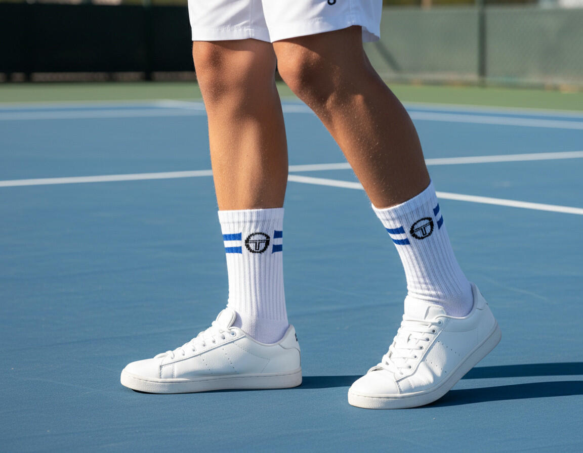 Sergio Tacchini Pack de Chaussettes enfant Tennis Crew Lot de 6 Paires 2/7