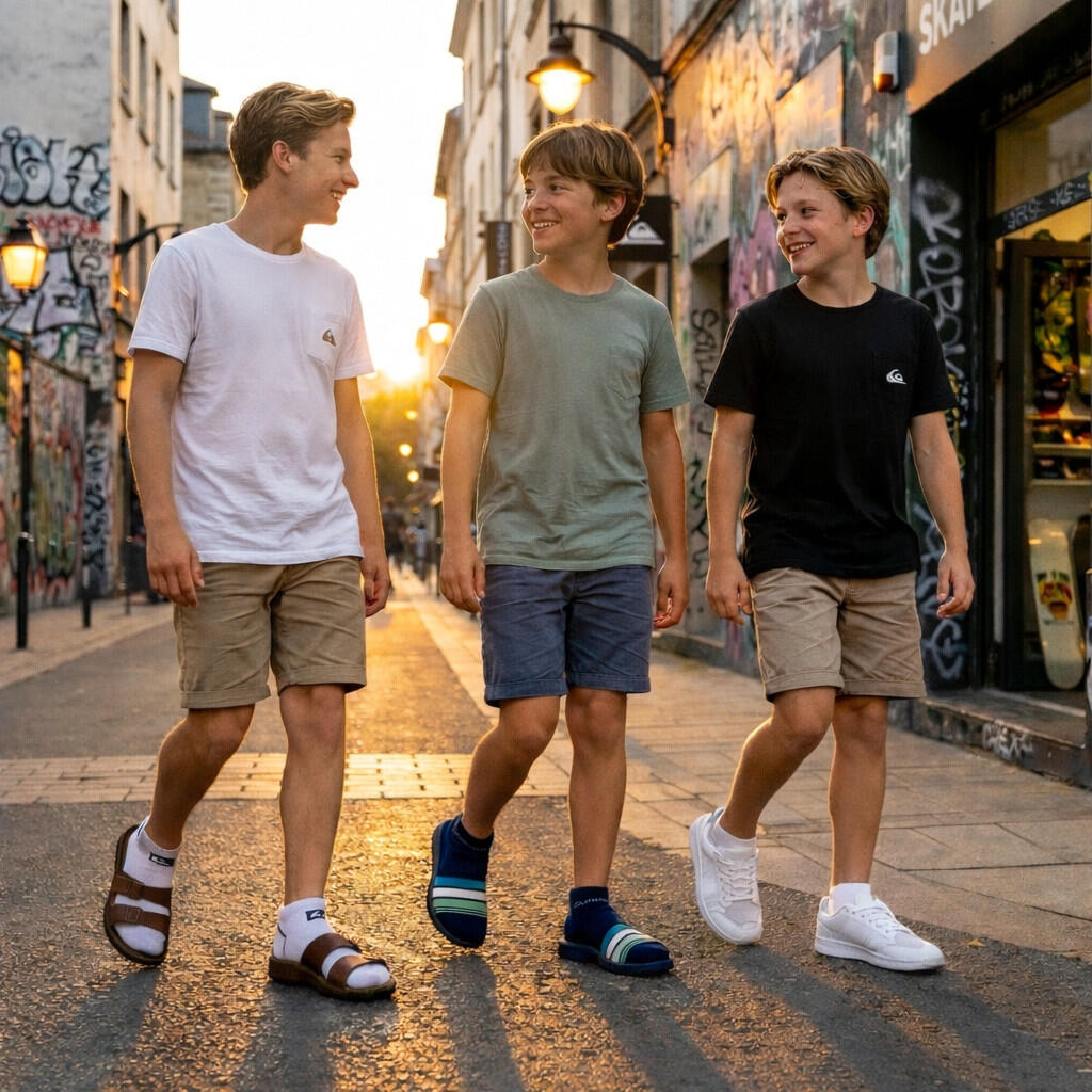 Quiksilver Confezione di calzini per bambini SNEAKER Set da 6 paia Sport 5/6