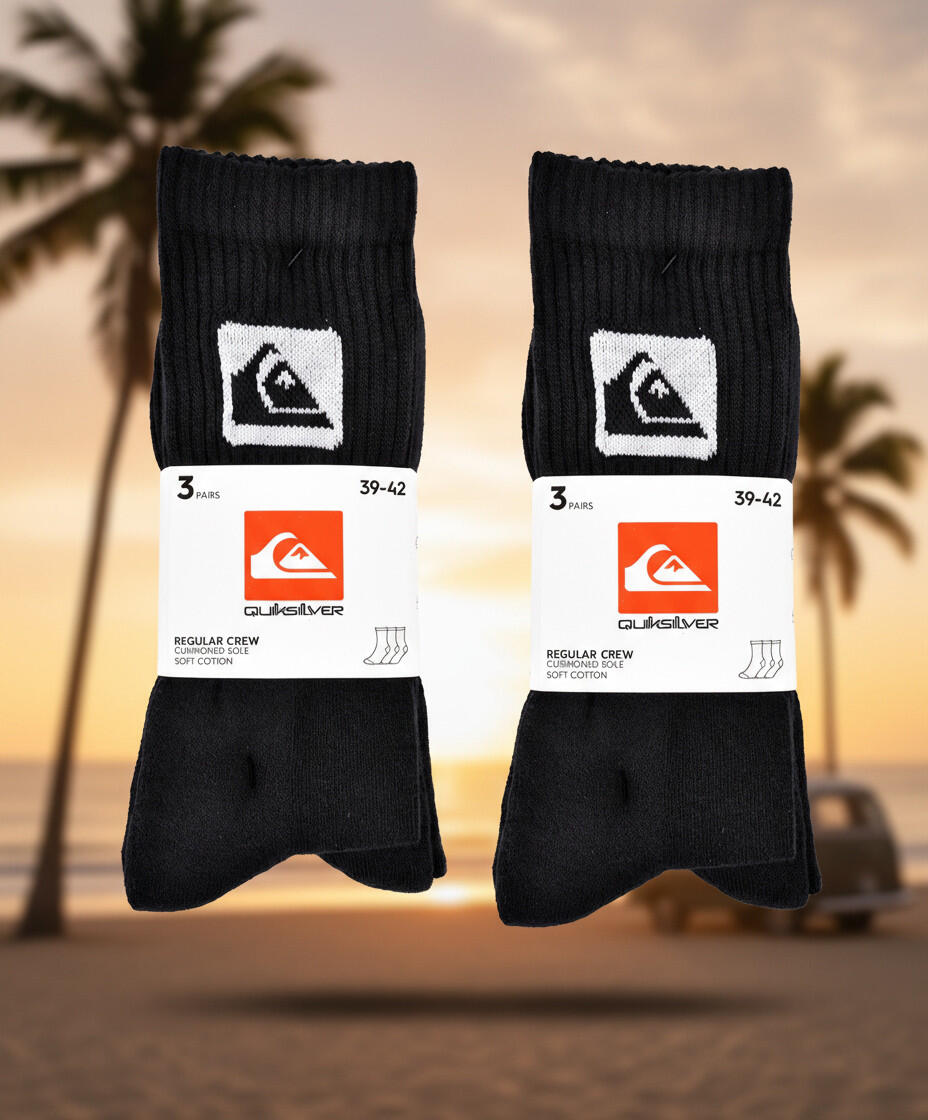 Quiksilver Sokkenpakket voor kinderen Crew Set van 6 paar Sport Cushioned 4/7