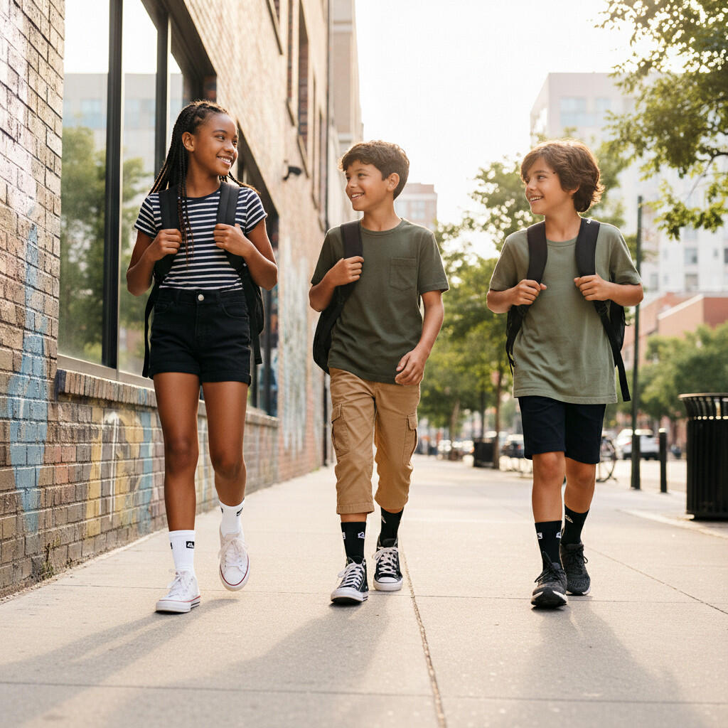 Quiksilver Sokkenpakket voor kinderen Crew Set van 6 paar Sport Cushioned 6/7