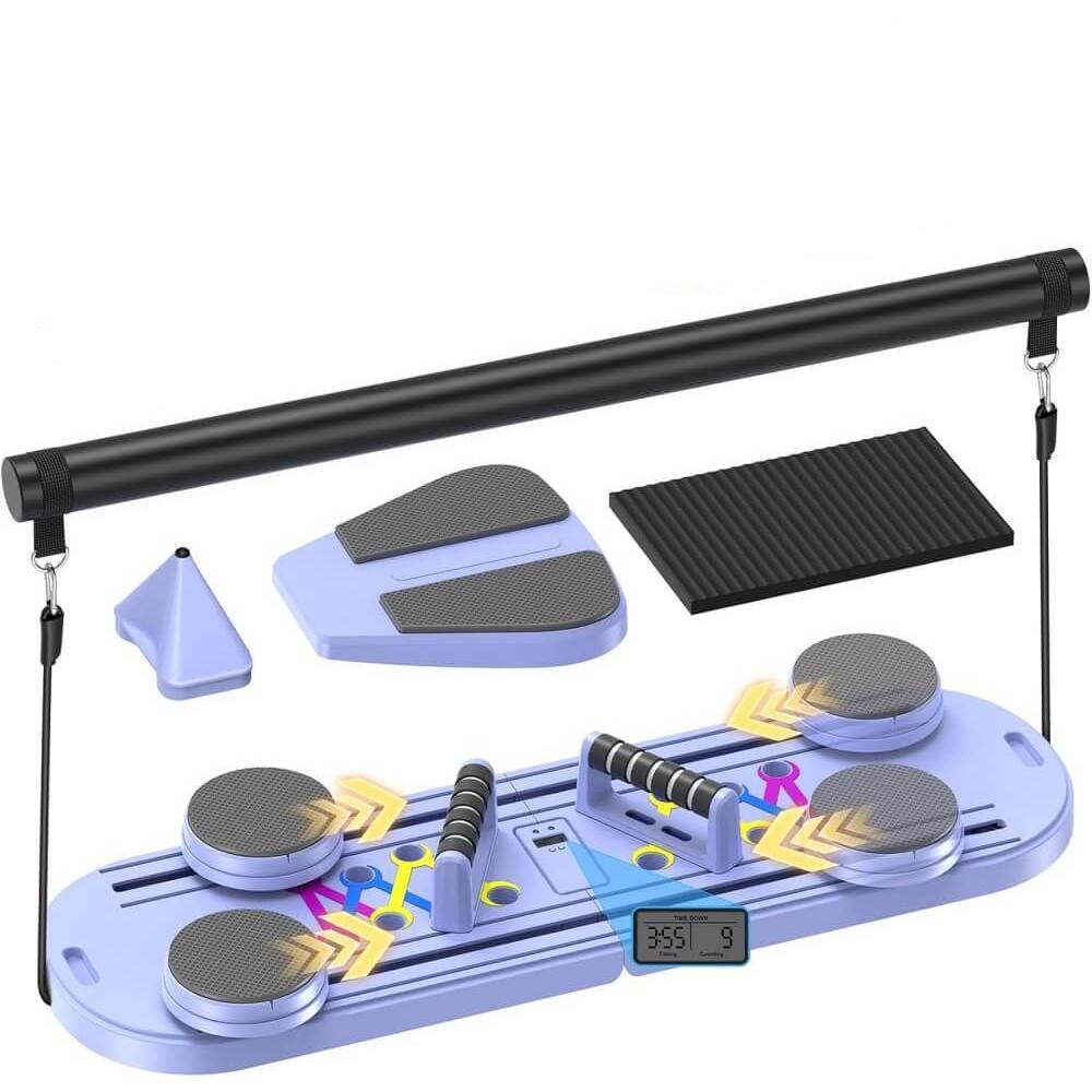 Tabla Reformadora 6 en 1 Pilates Multifunción Plegable Fitness 1/3