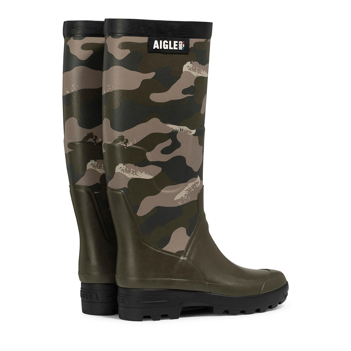 Botte de chasse BENYL Homme Kaki 3/4