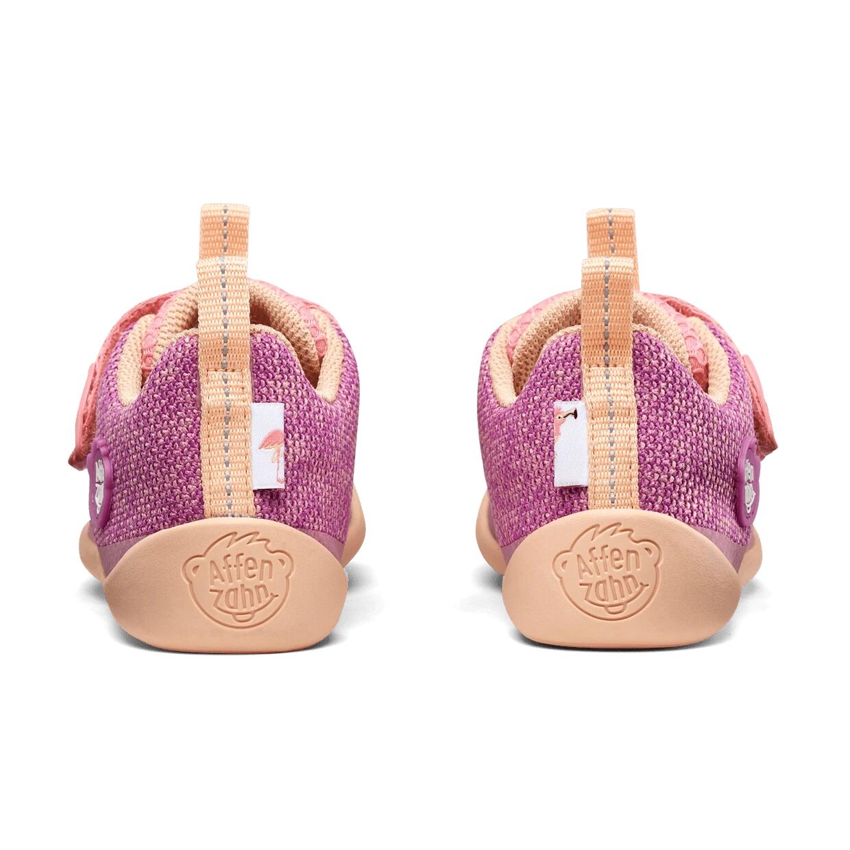 Affenzahn Barefoot Shoe Knit Happy Flamingo  (00397-40060) 3/4