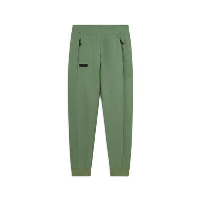 Pantalone in Interlock con Coulisse e Fondo a Polsino