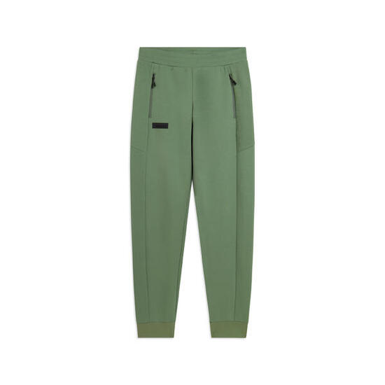 Pantalone in Interlock con Coulisse e Fondo a Polsino