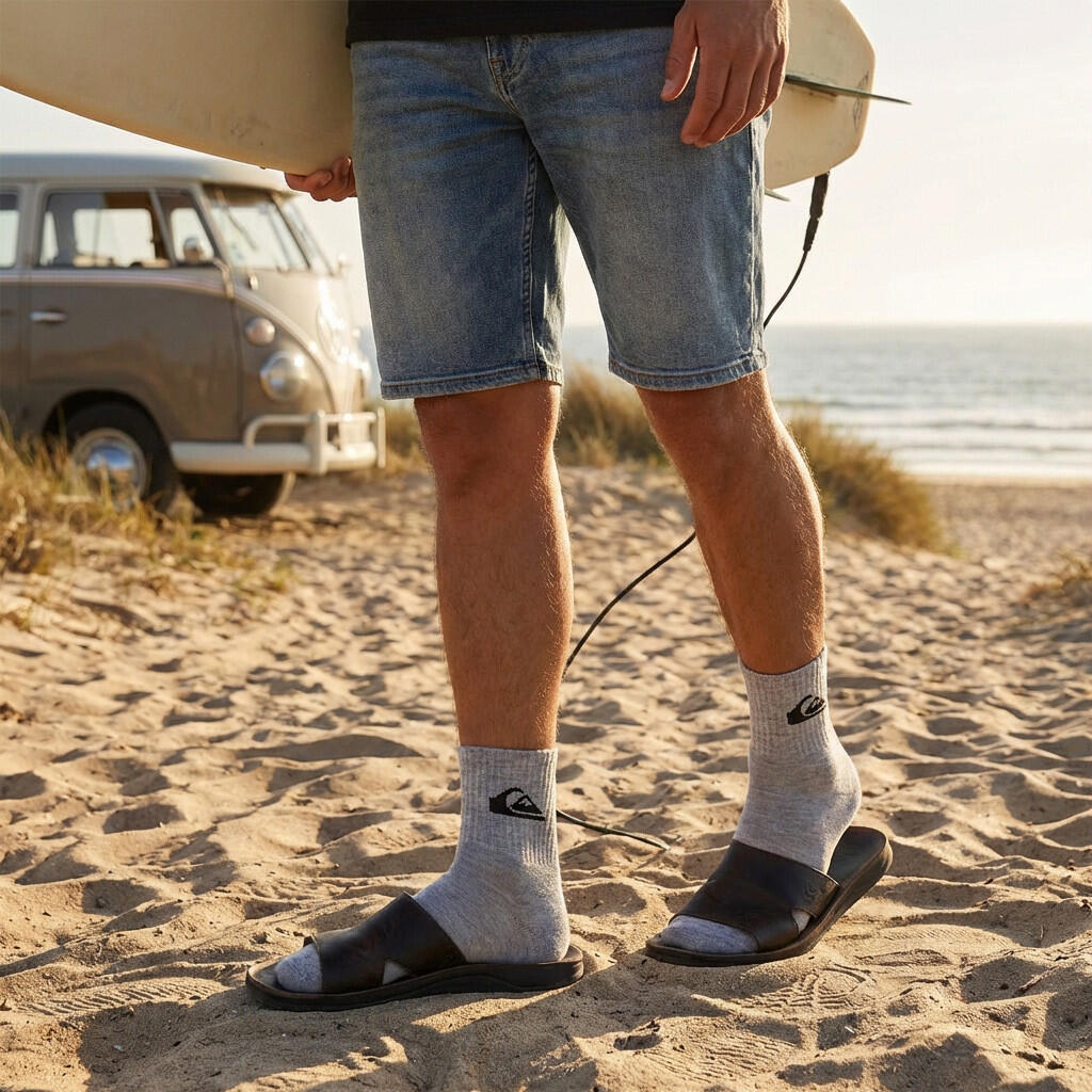 Quiksilver Confezione di calzini da uomo QUARTER Set da 6 paia Sport 2/7