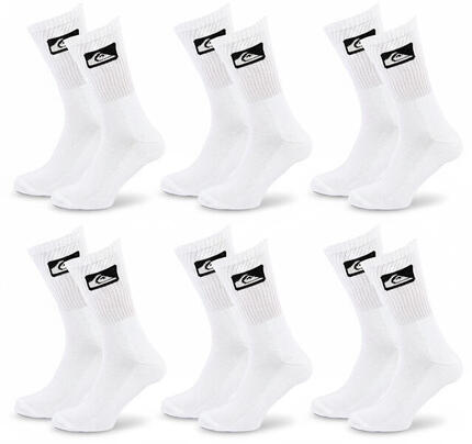 Quiksilver Pack de Chaussettes Enfant Crew Lot 6 Paires Sport Cushioned